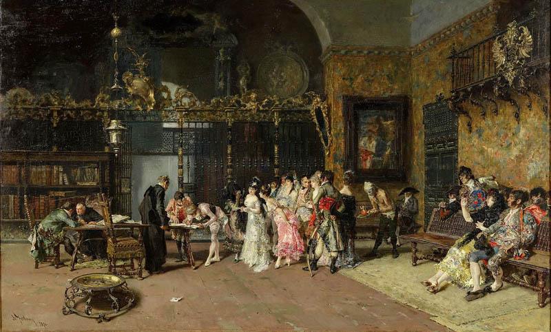 Maria Fortuny i Marsal The Spanish Wedding Sweden oil painting art